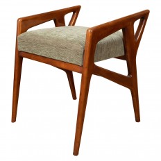 Pair of modernist maple benches